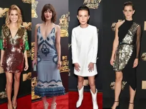 أفضل إطلالات النجمات على السجادة الحمراء في حفل MTV MOVIE AWARDS‎