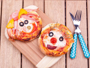 ميني بيتزا للأطفال
