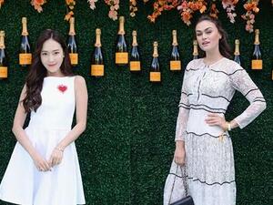 إطلالات المشاهير خلال حدث بولو الكلاسيكي""فيوف كليكو"

