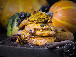 طريقة عمل كوكيز اليقطين