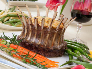 ضلع الخروف المحشي لمائدة العيد