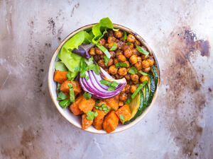 سلطة البطاطا الحلوة

