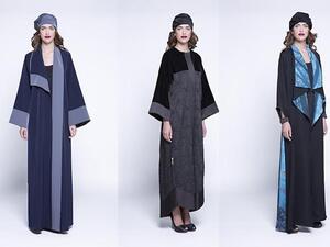 عبايات من مجموعة عفة الدباغ لخريف و شتاء 2015-2016