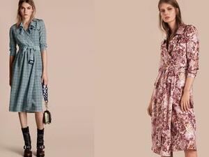 فساتين بيربري لإطلالة مفعمة بالرقي والأنوثة في 2017