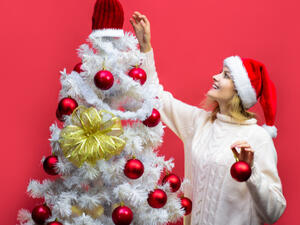 الأضواء الملوّنة تُعتبر أهمّ عناصر الزينة للشجرة
 الأضواء الملوّنة تُعتبر أهمّ عناصر الزينة للشجرة