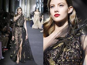 عرض أزياء إيلي صعب لموسم خريف وشتاء 2016 من وحي باريس