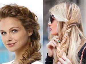 تسريحات الضفائر الجانبية في يوم عيد الأم