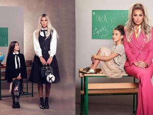 الذوق والأناقة عنوان إطلالات النجمة مايا دياب وابنتها