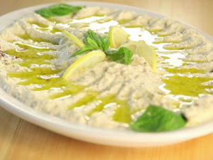 متبل الباذنجان المشوي