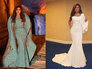 فساتين نجوى كرم من جولاتها الغنائية الأخيرة أناقة وأنوثة وفخامة