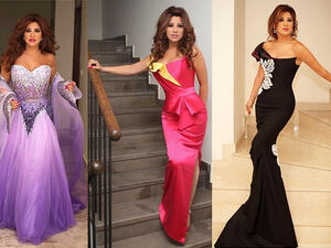 إطلالات شمس الأناقة نجوى كرم في حفلات الصيف 2015