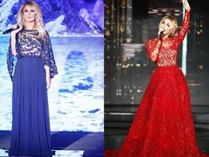 أجمل إطلالات النجمة نوال الزغبي بتوقيع المصمم زهير مراد