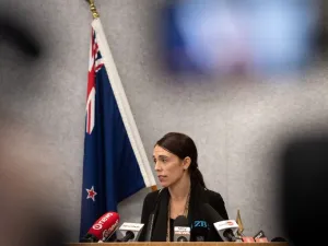 New Zealand Prime Minister Jacinda Ardern speaks to the media during a press conference at the Justice Precinct in Christchurch on March 16, 2019. (AFP/ File)