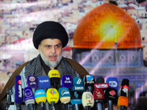 Shia leader Muqtada al-Sadr early campaigning on Najaf waits to reap fruits of parliamentary elections (AFP) 