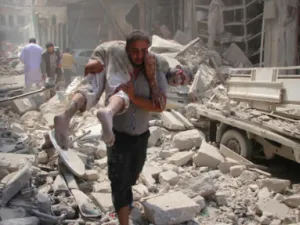 Idlib destruction (AFP File Photo)