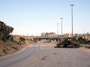 Under the truce deal, the main route into Aleppo, the Castello Road, would be demilitarised allowing aid convoys to enter from Turkey. (AFP/Karam al-Masri)