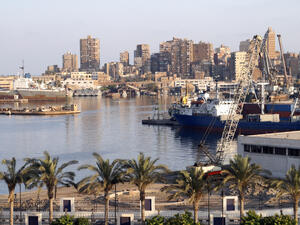 A view of the Alexandria port. (Pinterest)