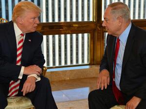 Donald Trump and Benyamin Netanyahu. (AFP/File)