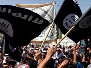 A file photo of Daesh supporters waving flags. (AFP/File)