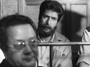 A file picture taken on July 3, 1986 shows Lebanese Georges Ibrahim Abdallah during his trial in Lyon, central eastern France. (AFP/File)