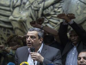 Egypt's Press Syndicate chief detained for 'harbouring journalists'. (AFP/File)