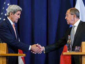 US Secretary of State John Kerry (L) and Russian Foreign Minister Sergei Lavrov. (AFP/File)