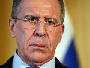 Russian Foreign Minister Sergei Lavrov. (AFP/Oli Scarff)