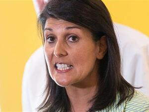 U.S. President Donald Trump and Haley have criticized the United Nations for adopting a resolution in December that demanded an end to Israeli settlement building. (AFP/File)