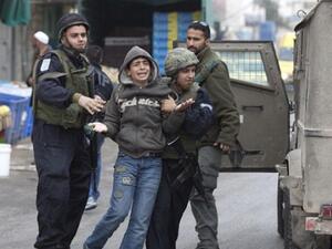 B'Tselem: Israel's use of administrative detention on Palestinian minors steadily increasing. (AFP/File)