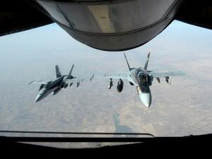 Russian warplanes also carried out eight air raids on the village of Hur Bnafsa in the west-central Hama province. (AFP/File) 