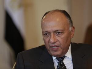 Al-Shoukry's meeting with Netanyahu is to be the first visit by an Egyptian foreign minister to the state of Israel since 2007. (Twitter)