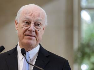 UN Syria envoy Staffan de Mistura expressed deep frustration about an escalation in fighting in Syria, which all but torpedoed the talks. (AFP/File)