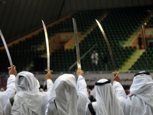 Three suspects allegedly assaulted duo with swords in flat that turned out to be a brothel. (File photo)