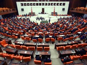 A photo taken on May 17, 2016 shows the Turkish Parliament in Ankara. (AFP/Adem Altan)