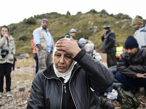 Around 2,000 members of Syria's Turkmen minority have fled to the Turkish border to escape renewed fighting in the northwest of the country. (AFP/File)