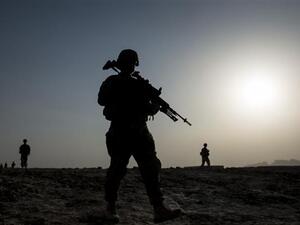 This June 3, 2014 file photo shows US soldiers as they patrol near Kandahar Airfield, Afghanistan. (AFP/File)
