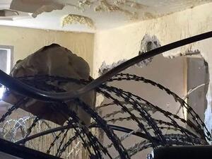 The interior walls of the Skafi home. (Social media)