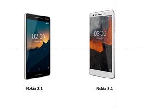 The new Nokia 2.1 will come in three metallic colours: Blue/Copper, Blue/Silver and Grey/Silver and will be available in Jordan starting August.