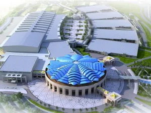 Located about 4 km from the Muscat International Airport, the new convention centre is part of Madinat Al Irfan Urban Development. (Twitter)