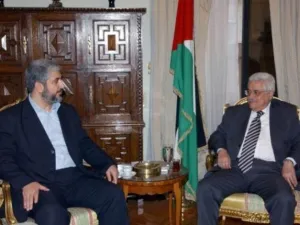 عباس وخالد مشعل/ارشيف