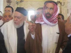 المفتي خلال زيارته الاقصى