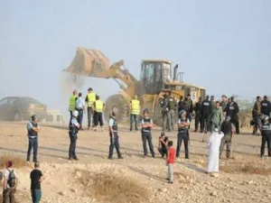 قرية العراقيب العربية في منطقة النقب (جنوب)