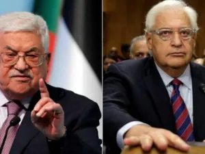 السفير الأمريكي فريدمان ينفي سعي أمريكا لـ"إستبدال" الرئيس الفلسطيني محمود عباس