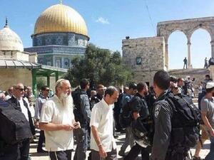 233 مستوطنا من بينهم طلبة يهود، اقتحموا الأقصى صباح الخميس