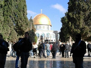 مسجد قبة الصخرة في مدينة القدس المحتلة