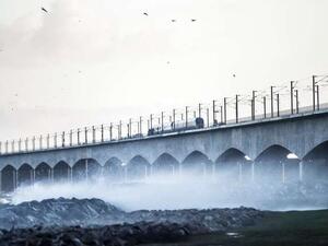 موقع تصادم القطارين 