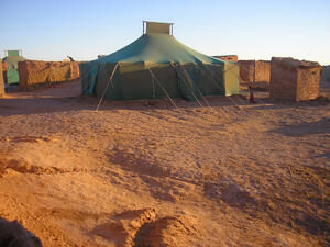 A refugee camp in Western Sahara (Wikimedia)