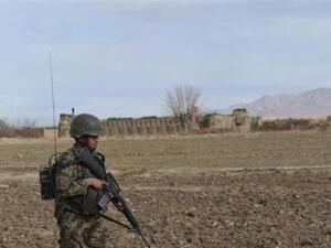 An Afghan National Army soldier on patrol in the Paktika region. (AFP/File)