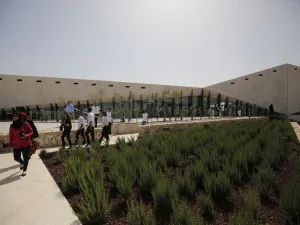 The idea for the museum dates back to 1997, four years after the Oslo peace accords established the Palestinian Authority and were in theory meant to lead to an independent Palestinian state. (AFP/Abbas Momani)