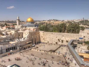A U.S. official said Friday that Washington expects that the Western Wall in Jerusalem’s Old City will be part of Israel (Wikimedia)